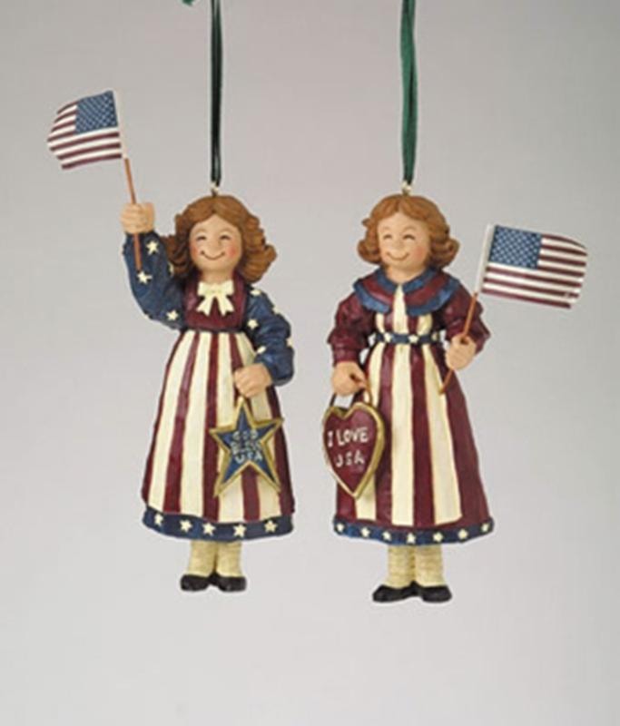 American Girls Ornaments