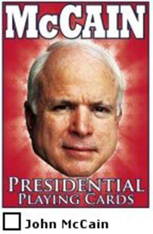 Two Decks of John McCain Playing Cards