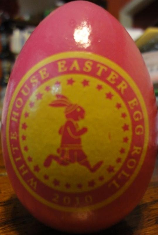 2010 White House Fuschia Easter Egg