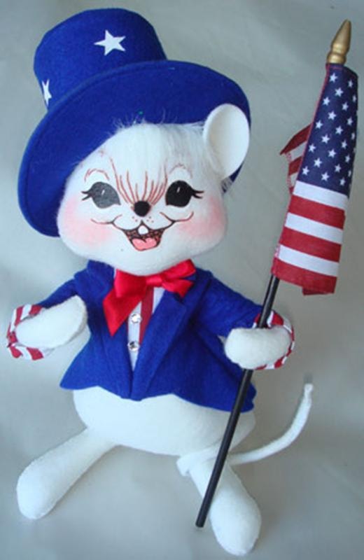 Patriotic Mouse 10 Inch