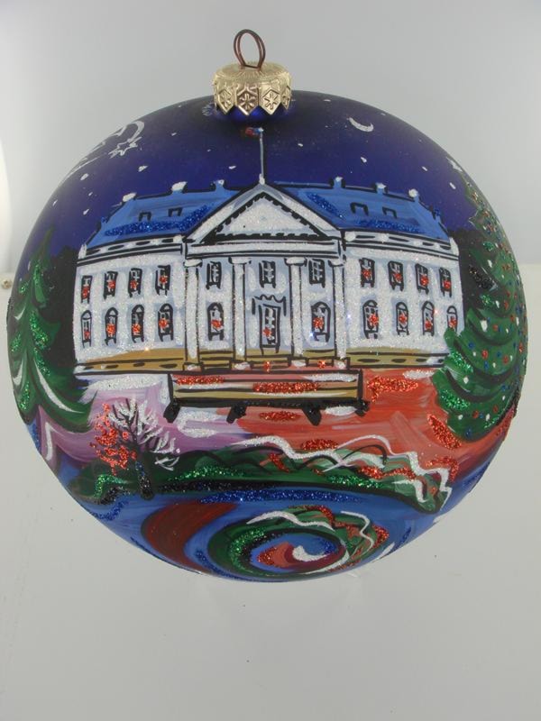 White House  Blue Ball - Large