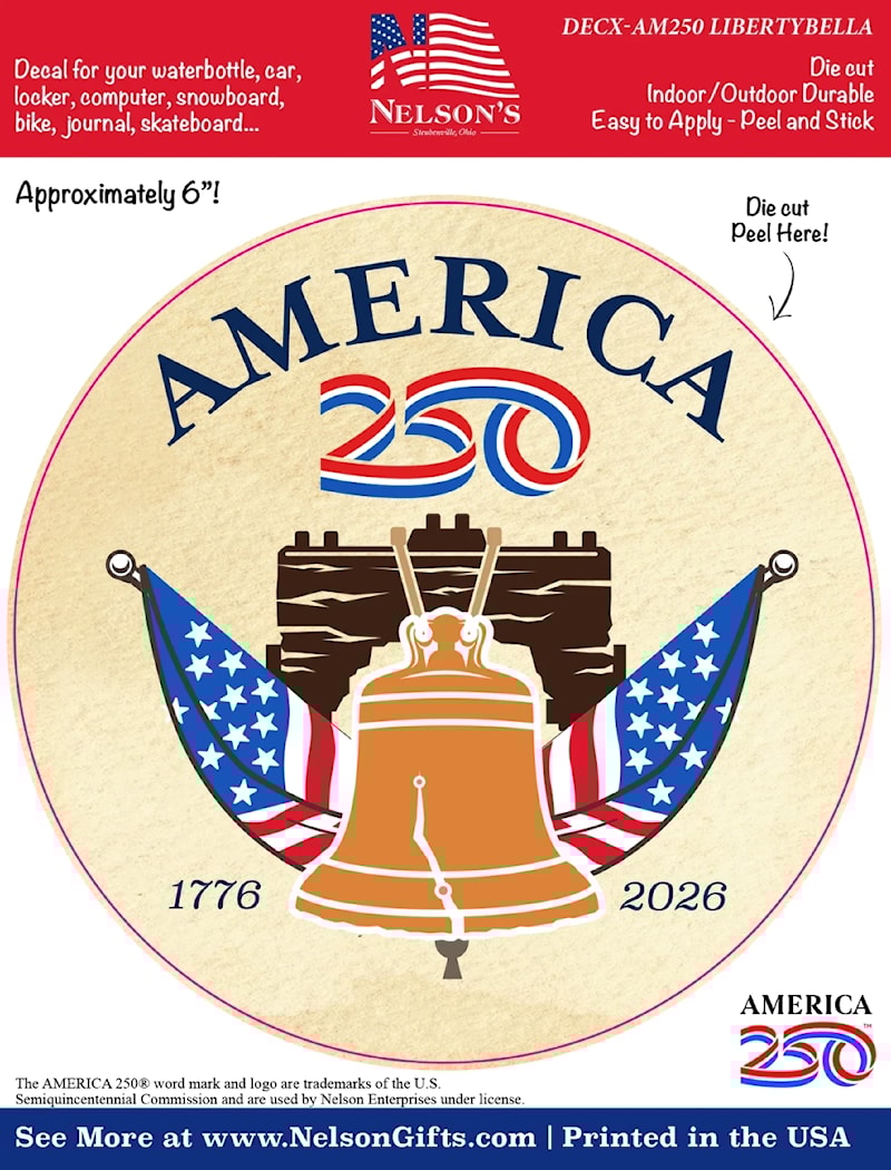 America250™ Liberty Bell Decal