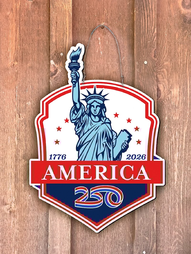 America250™ Statue of Liberty Door Hanger