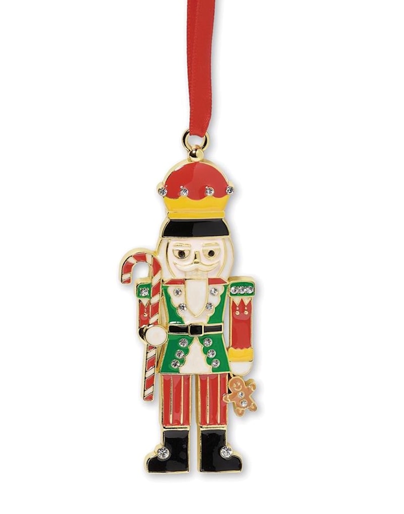 Nutcracker with Ribbon Ornament