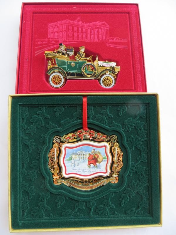 2012 and 2011 Official White House Ornaments