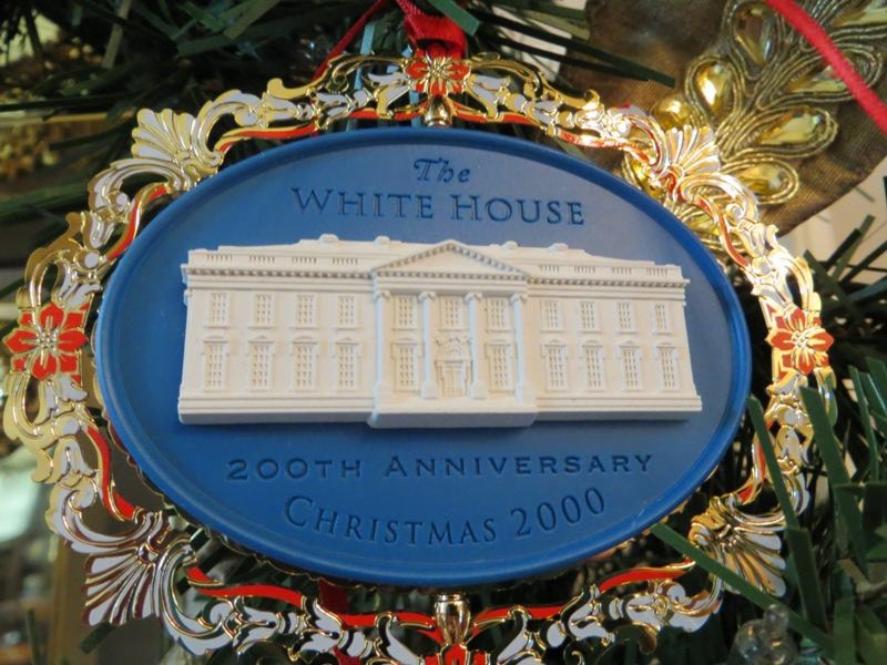 The White House Historical Association Christmas Ornament 200th Anniversary 2000 