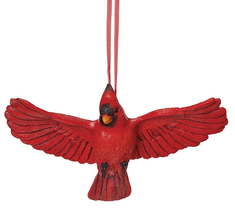 Flying Cardinal Ornament