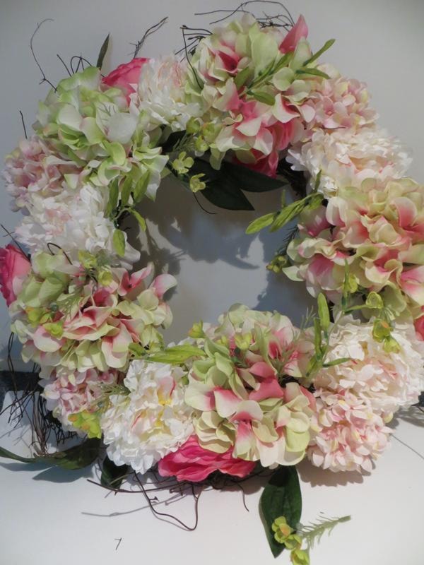 English Garden Hydrangea Wreath