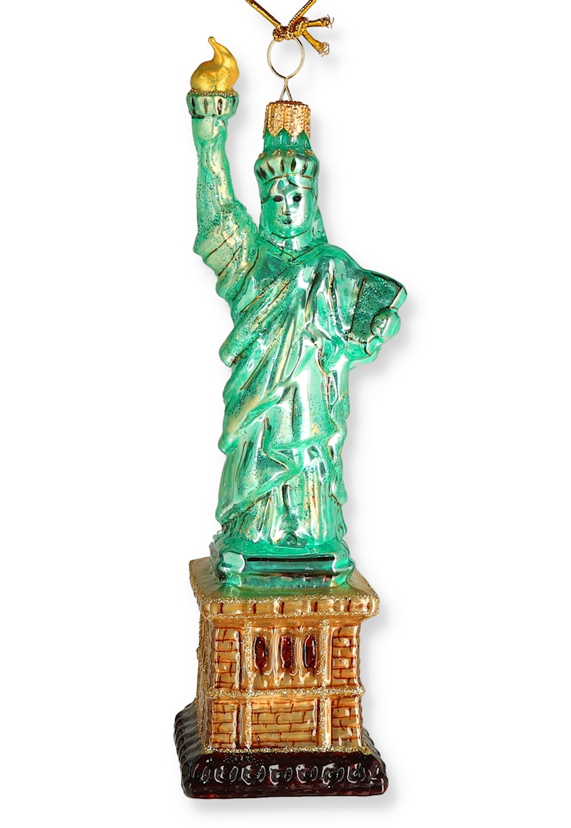 Statue of Liberty Glassblown Ornament