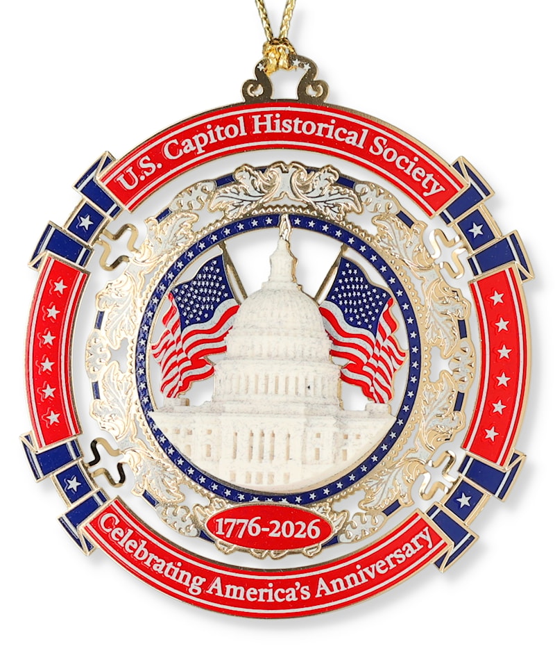 250th U.S. Capitol Commemorative Marble Ornament