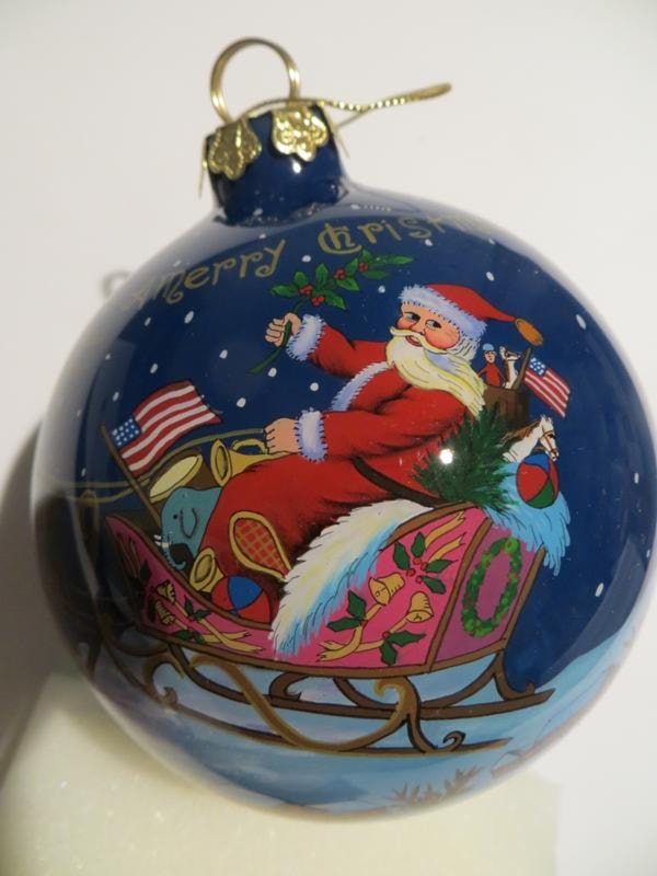 Santa Claus Ball Ornament