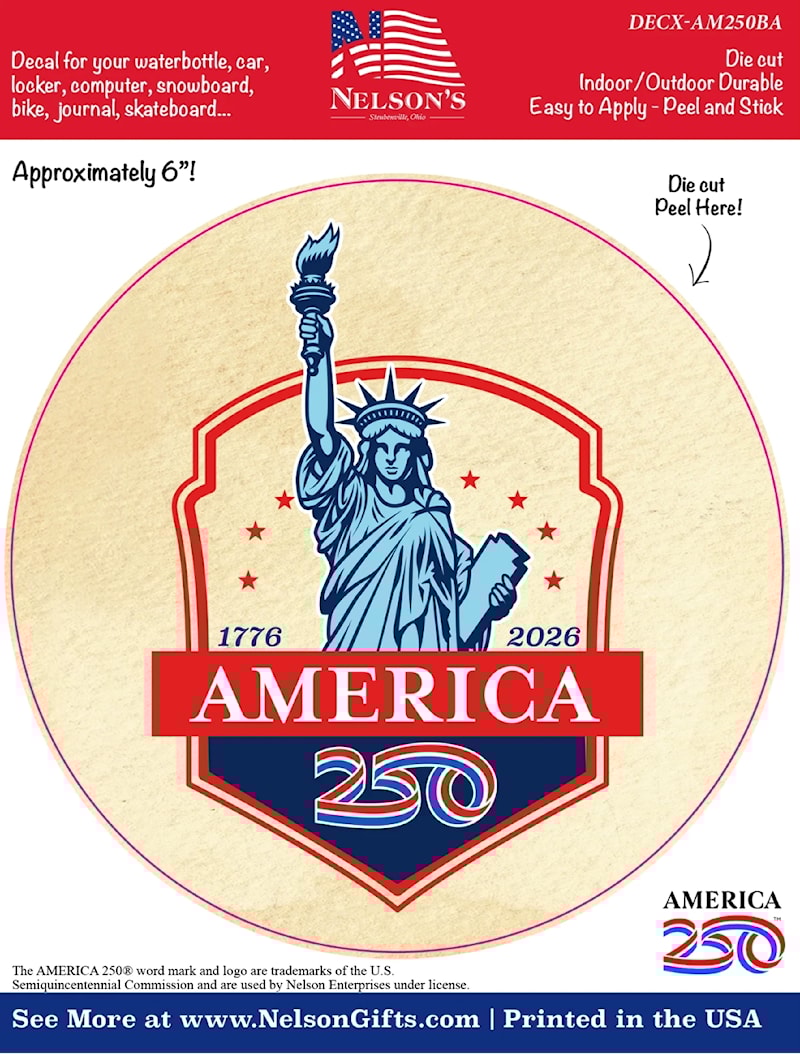 America250™ Statue of Liberty Decal