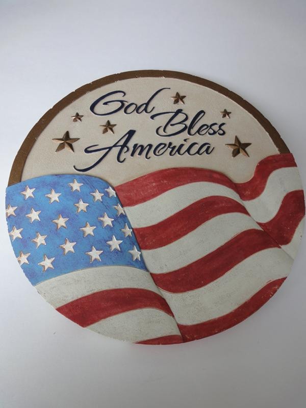 God Bless America Step Stone