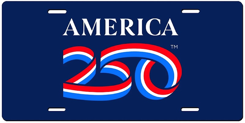 America250™ License Plate