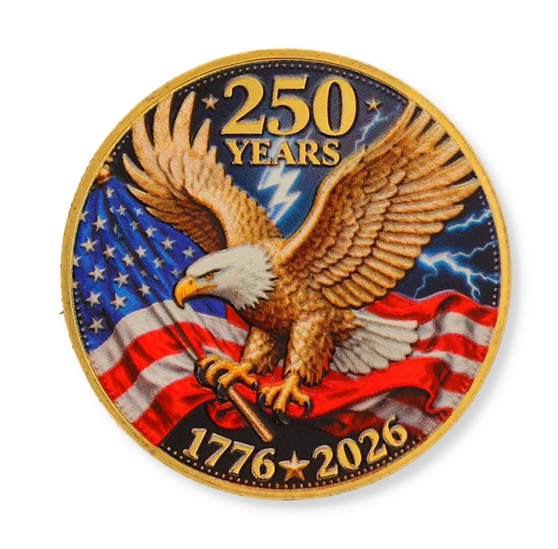 250th Anniversary American Flag Eagle Coin