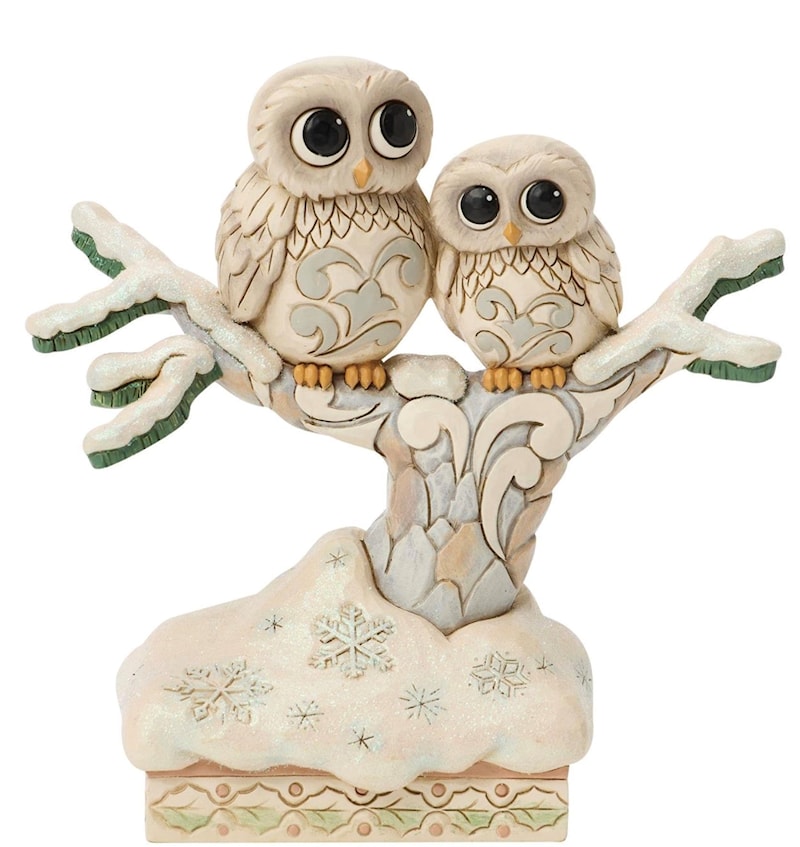 Woodland Owls on Tree Figurine by Jim Shore