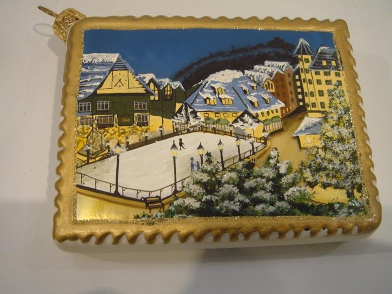 Ice Skating at Beaver Creek Ornament