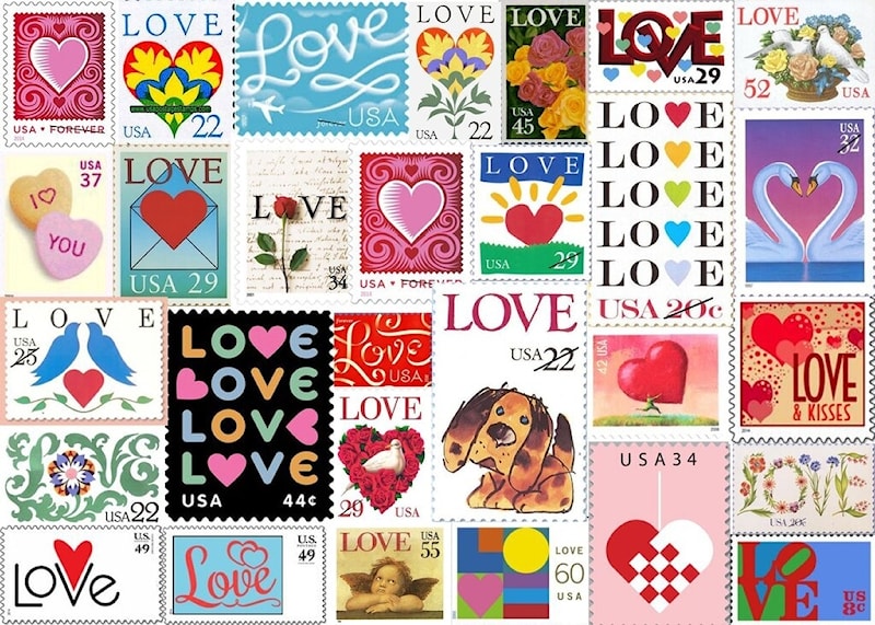 Puzzle - Love Stamps 500 Piece