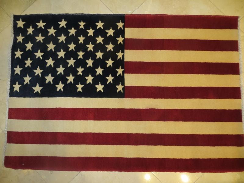 American Flag  Hanging Rug