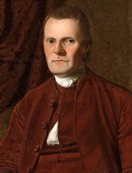 Roger Sherman of Connecticut, painted by Ralph Earl in 1775. The only person to sign all four of America's founding documents, and a member of the Committee of Five that drafted the Declaration of Independence