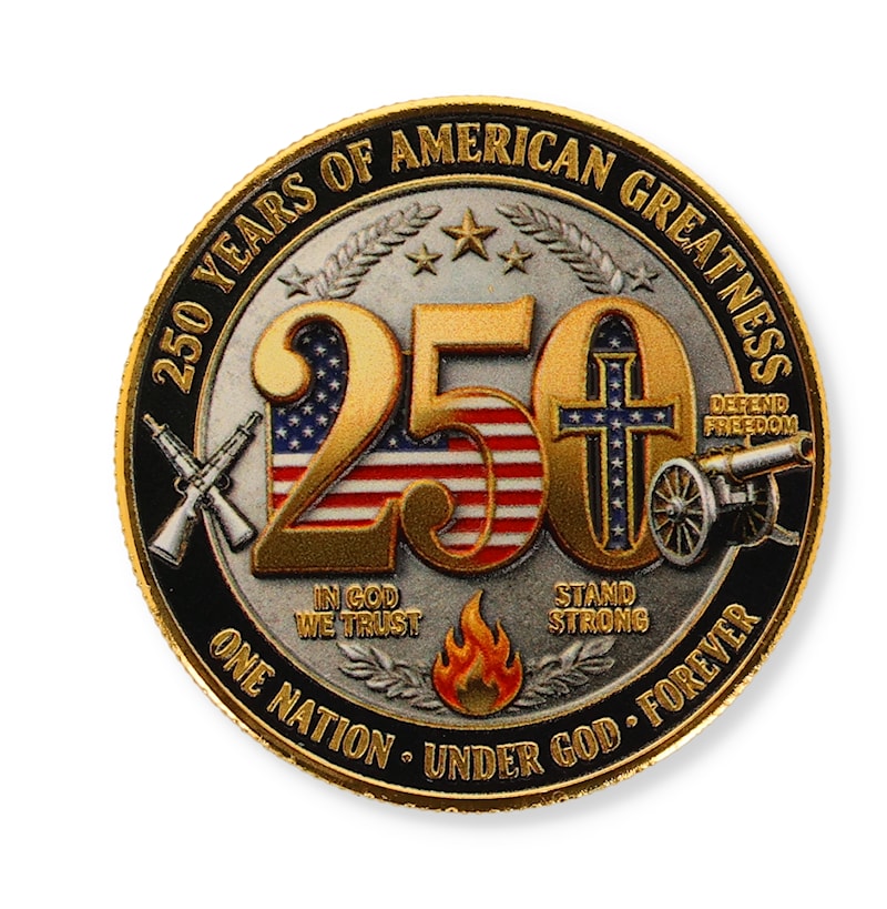 250th Anniversary Faith and Freedom Coin