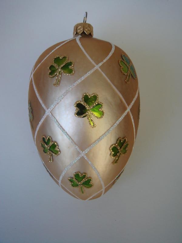 St Patricks Egg Ornament