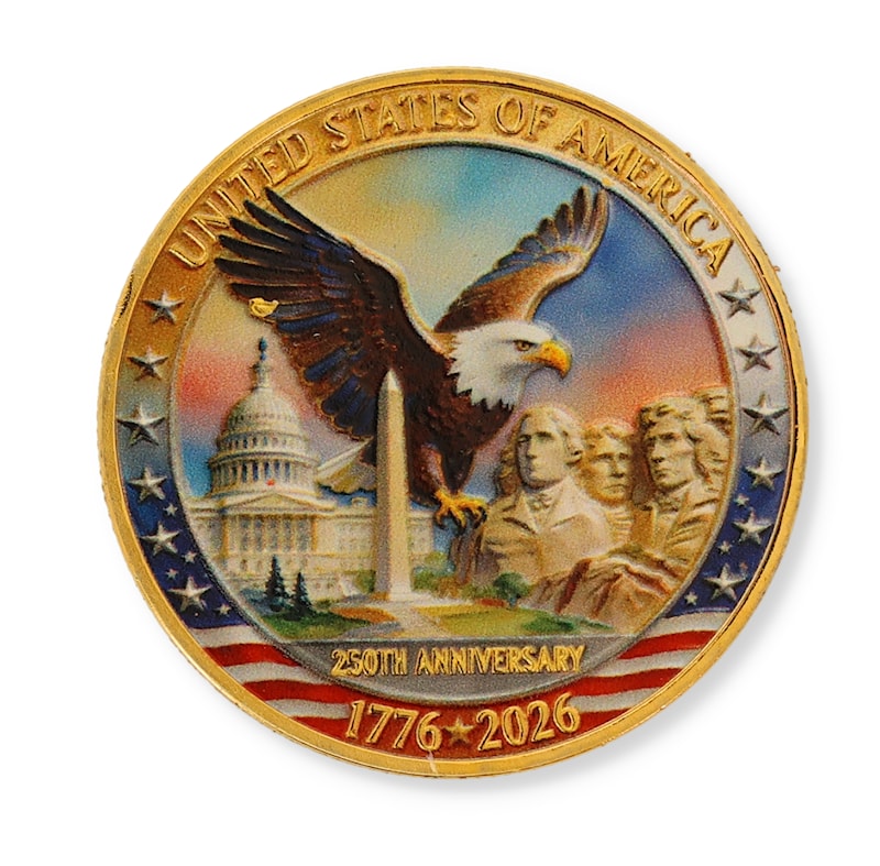 250th Anniversary Patriotic Washington D.C. Coin